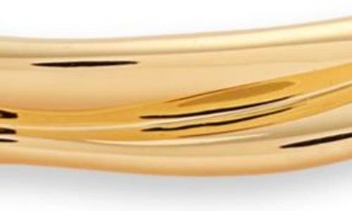 Shop Jenny Bird Collette Bangle Bracelet In High Polish Gold