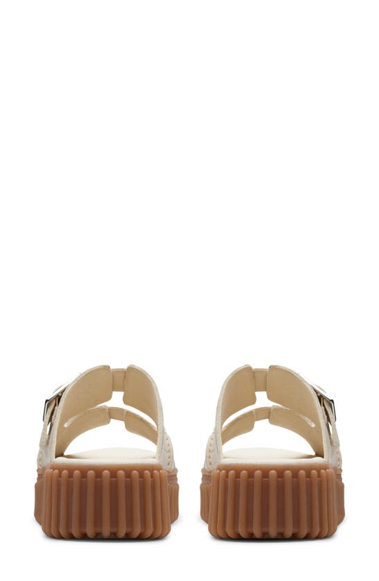 Shop Clarks (r) Torhill Platform Slide Sandal In Cream Interest