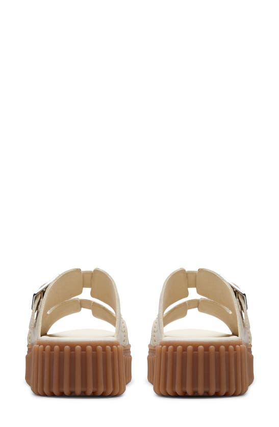 Shop Clarks Torhill Platform Slide Sandal In Cream Interest