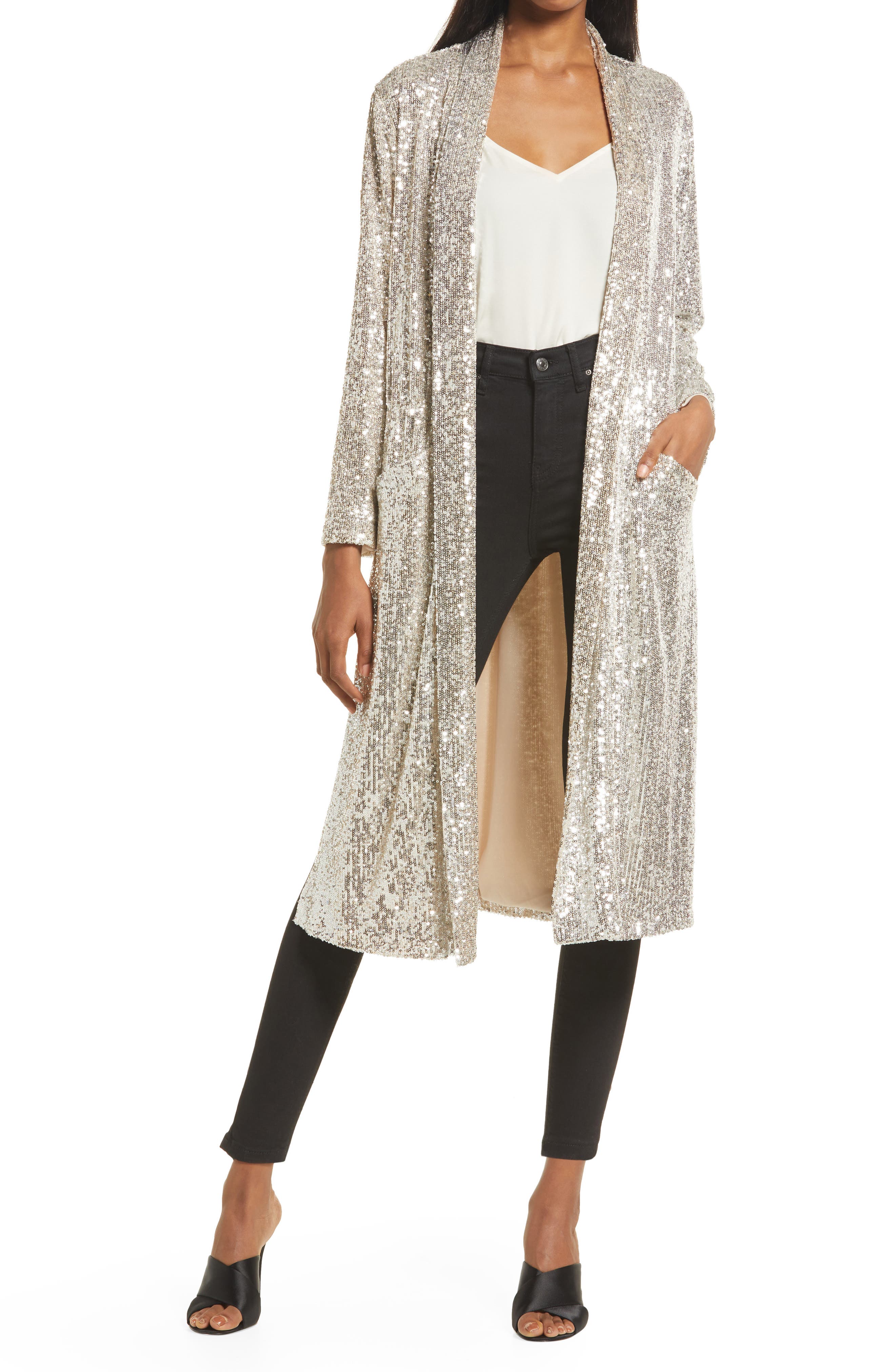 silver duster jacket