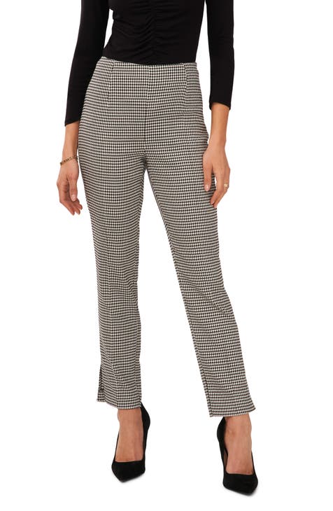 Houndstooth Check Pants