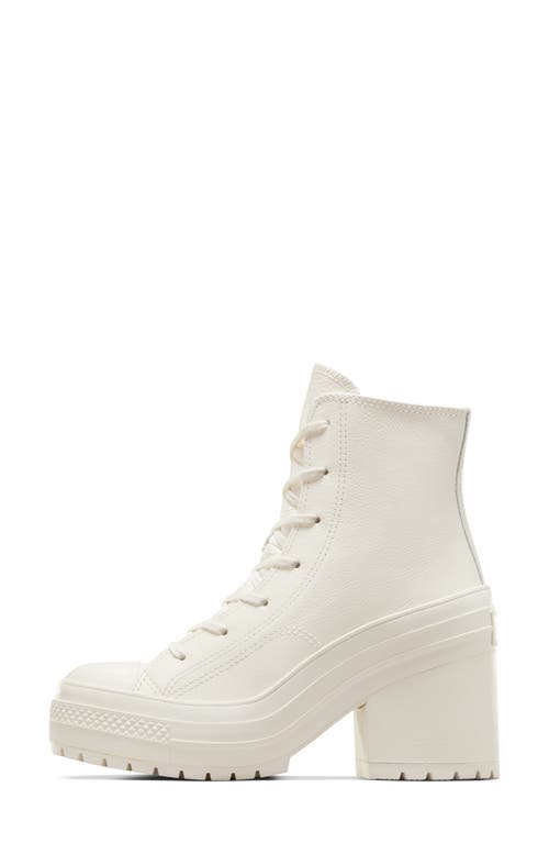 Shop Converse Chuck 70 De Luxe Heel Sneaker In Egret/egret/silver