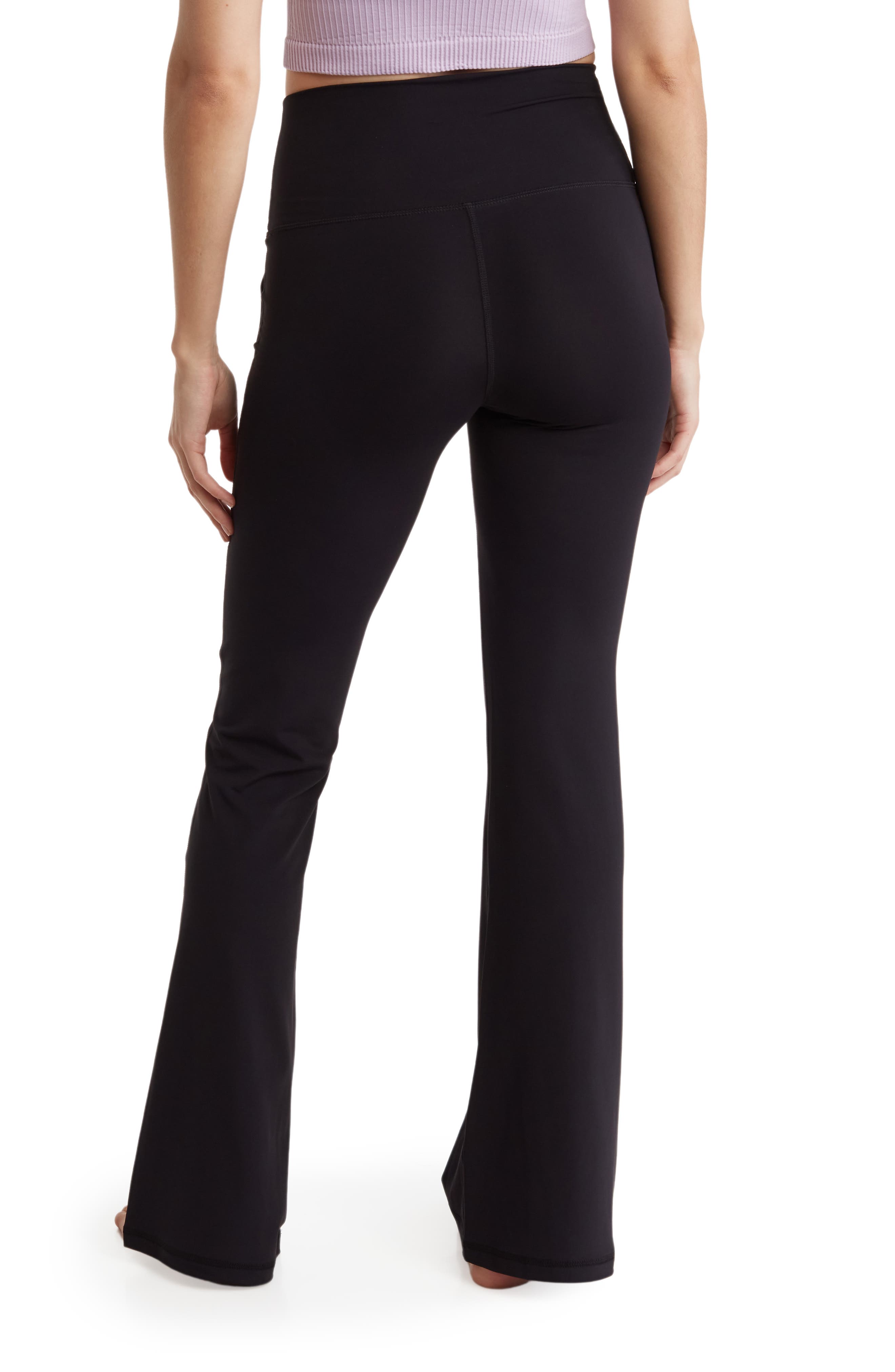 90 DEGREE BY REFLEX Nude Tech All Day Flared Leggings Nordstromrack