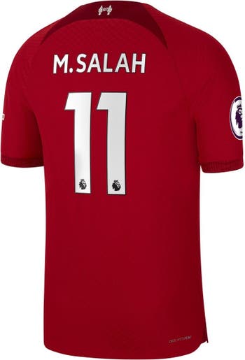 Men's Nike Mohamed Salah Red Liverpool 2020/21 Home Authentic Player Jersey