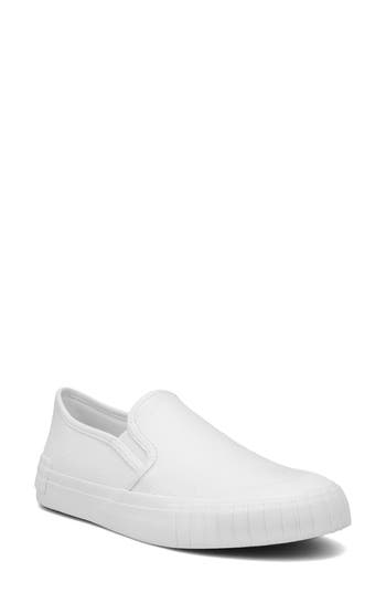 Taos Double Vision Slip-on Sneaker In White