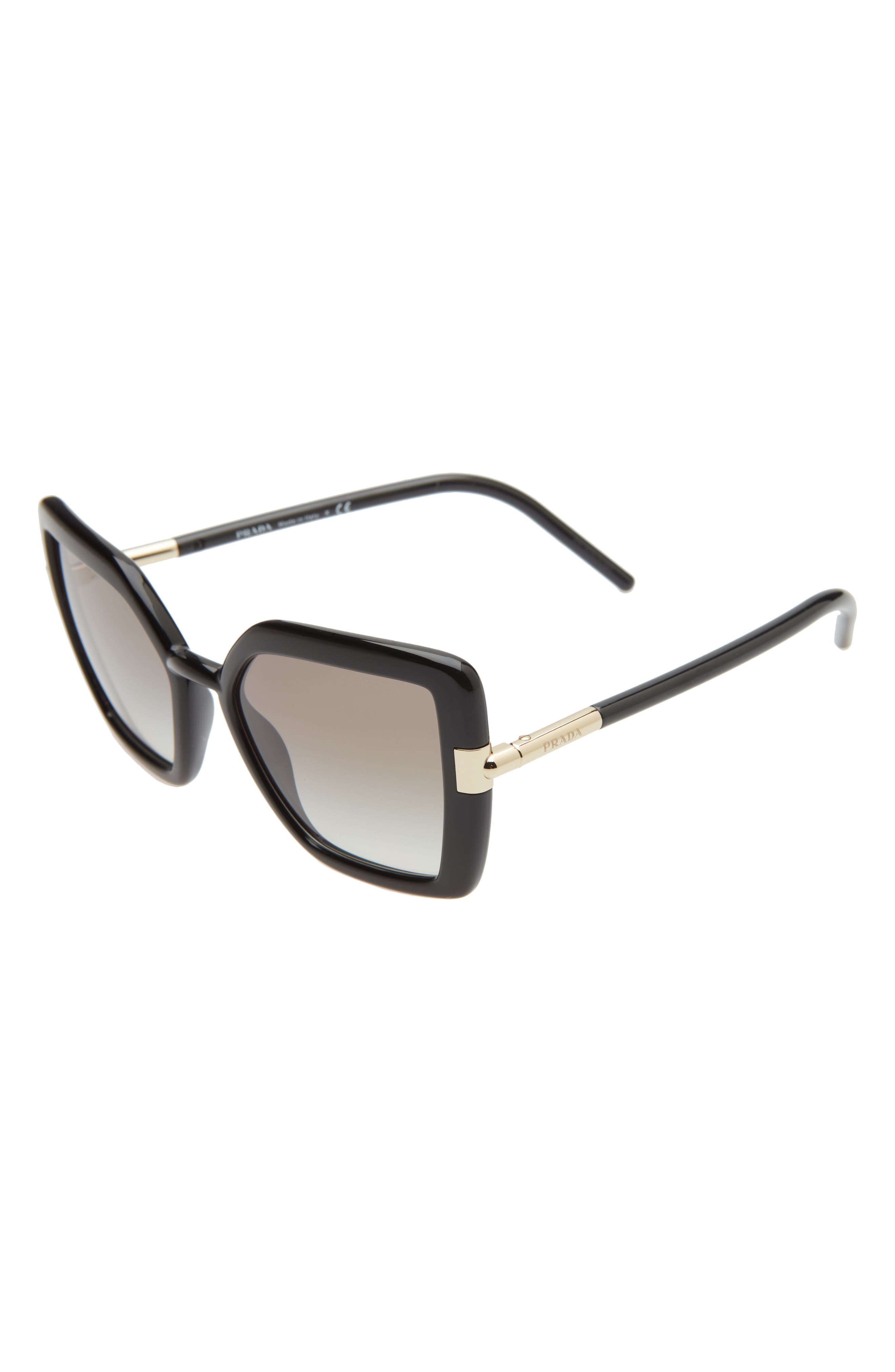 prada 54mm butterfly sunglasses