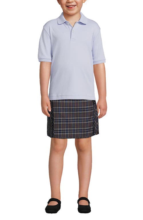 Lands' End School Uniform Kids Short Sleeve Interlock Polo Shirt In Animal Print