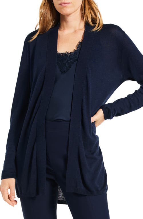 NIC+ZOE All Year Open Front Cardigan in Dark Indigo