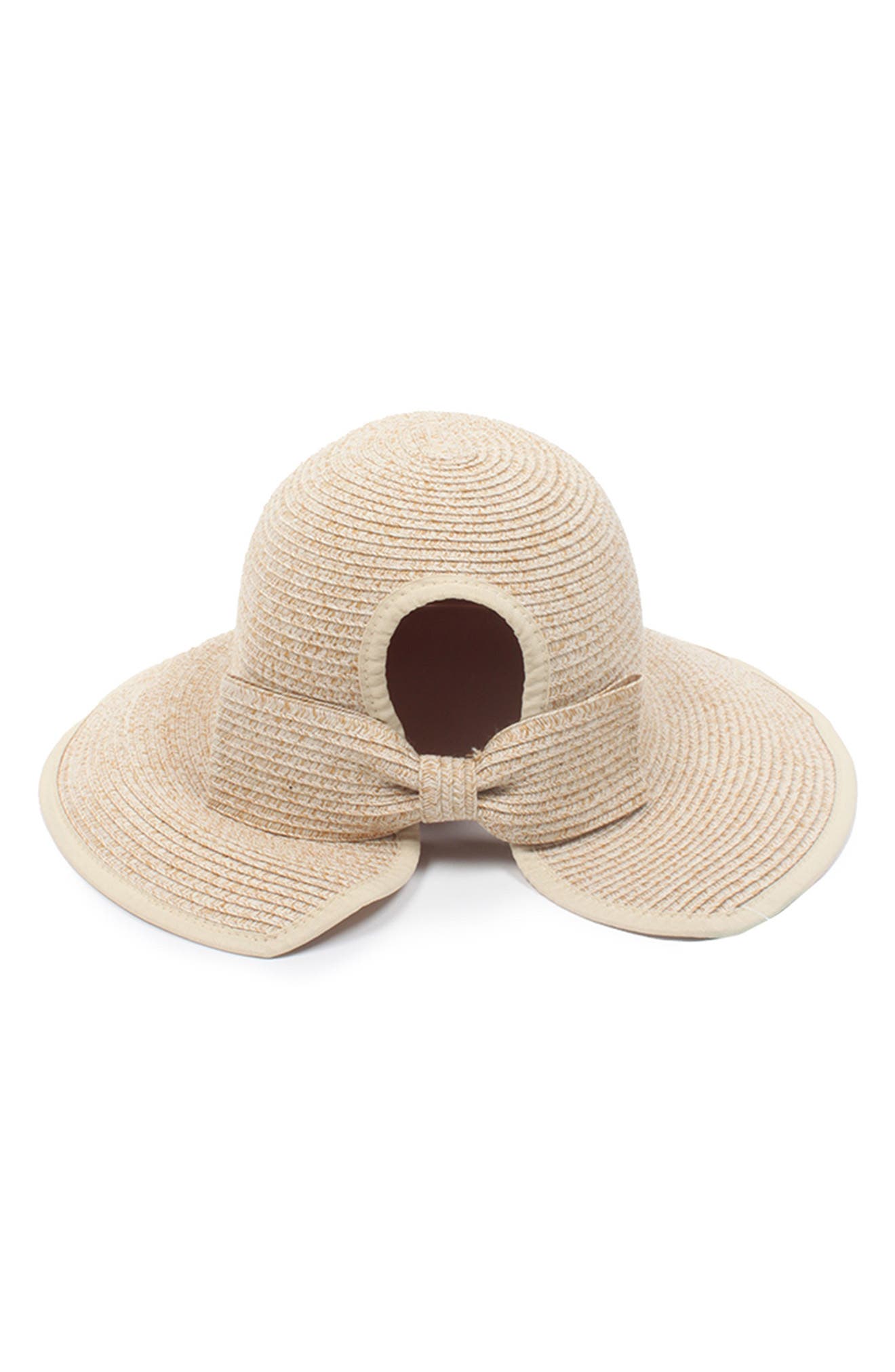 David \u0026 Young Packable Ponytail Sun Hat 