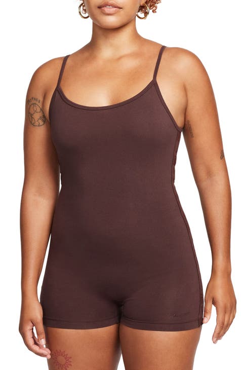 Nike Copper One-Piece Jumpsuit with Shorts and Built-In Bra, Size 3X – The  Plus Bus Boutique