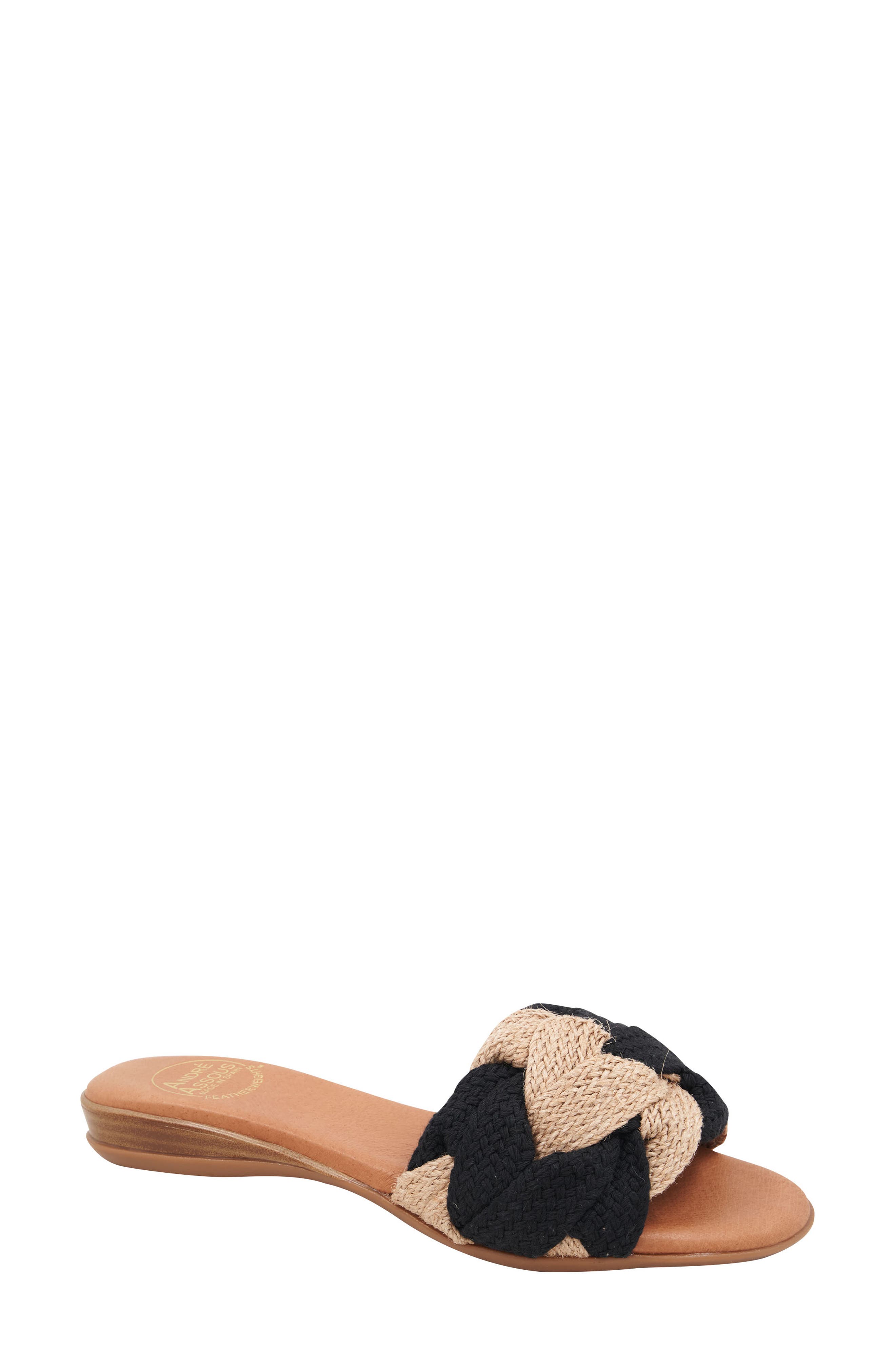 Andre Assous André Assous Nahala Sandal In Black/natural
