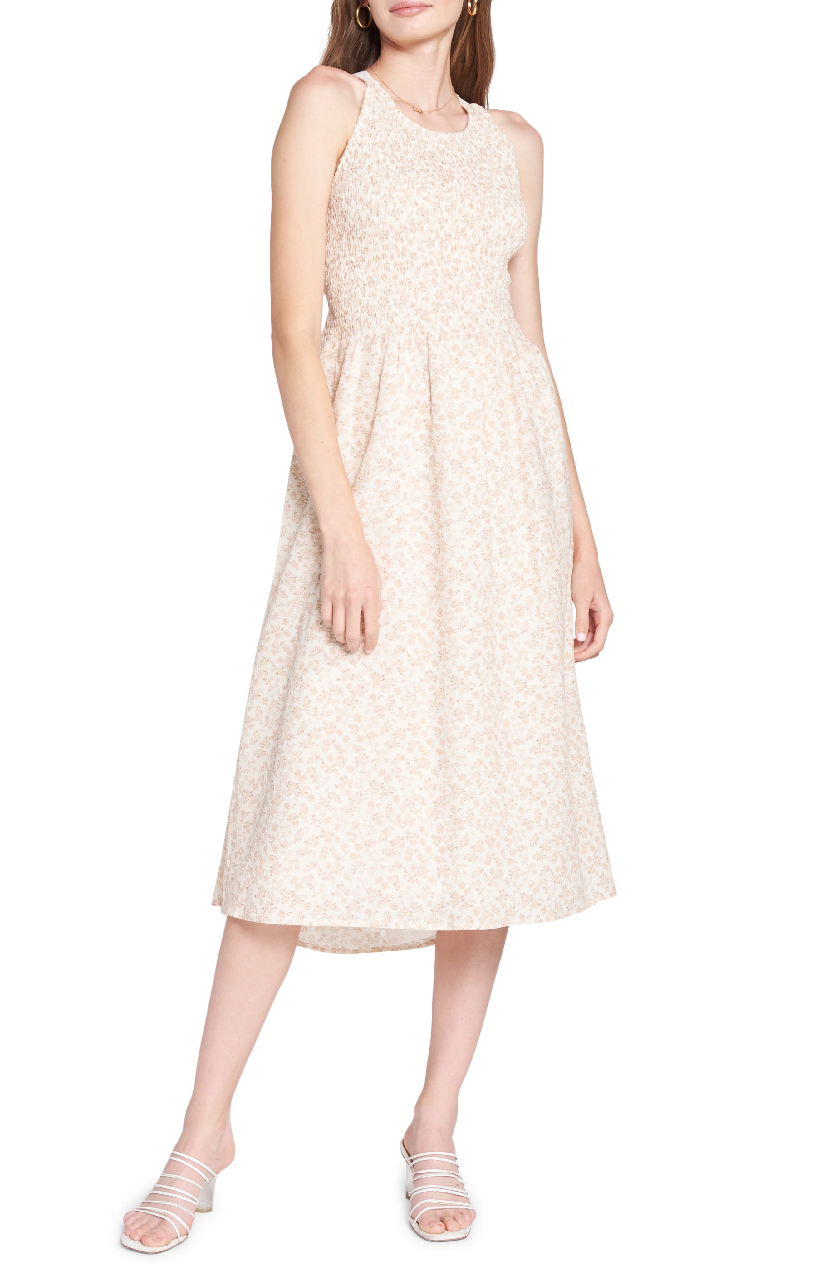 En Saison Lucia Floral Smocked Midi 