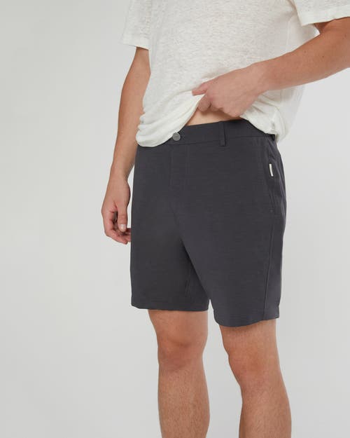 Onia 4-way Stretch Versatility Short 7" In Charcoal