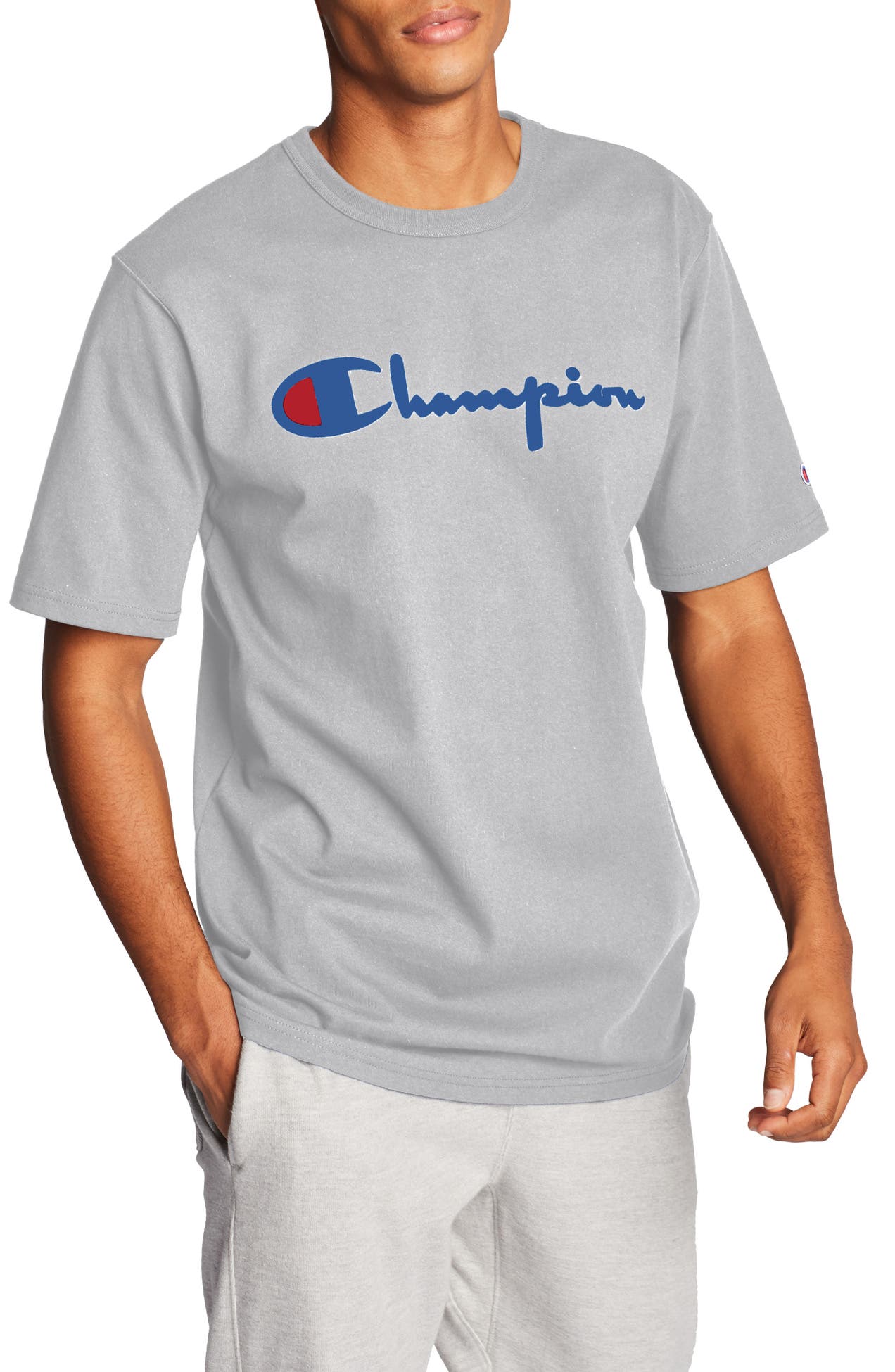 Champion | Vintage Flock Print Logo T-Shirt | Nordstrom Rack