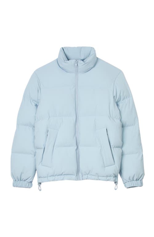 Shop Sandro Oversized Puffer Jacket In Sky Blue