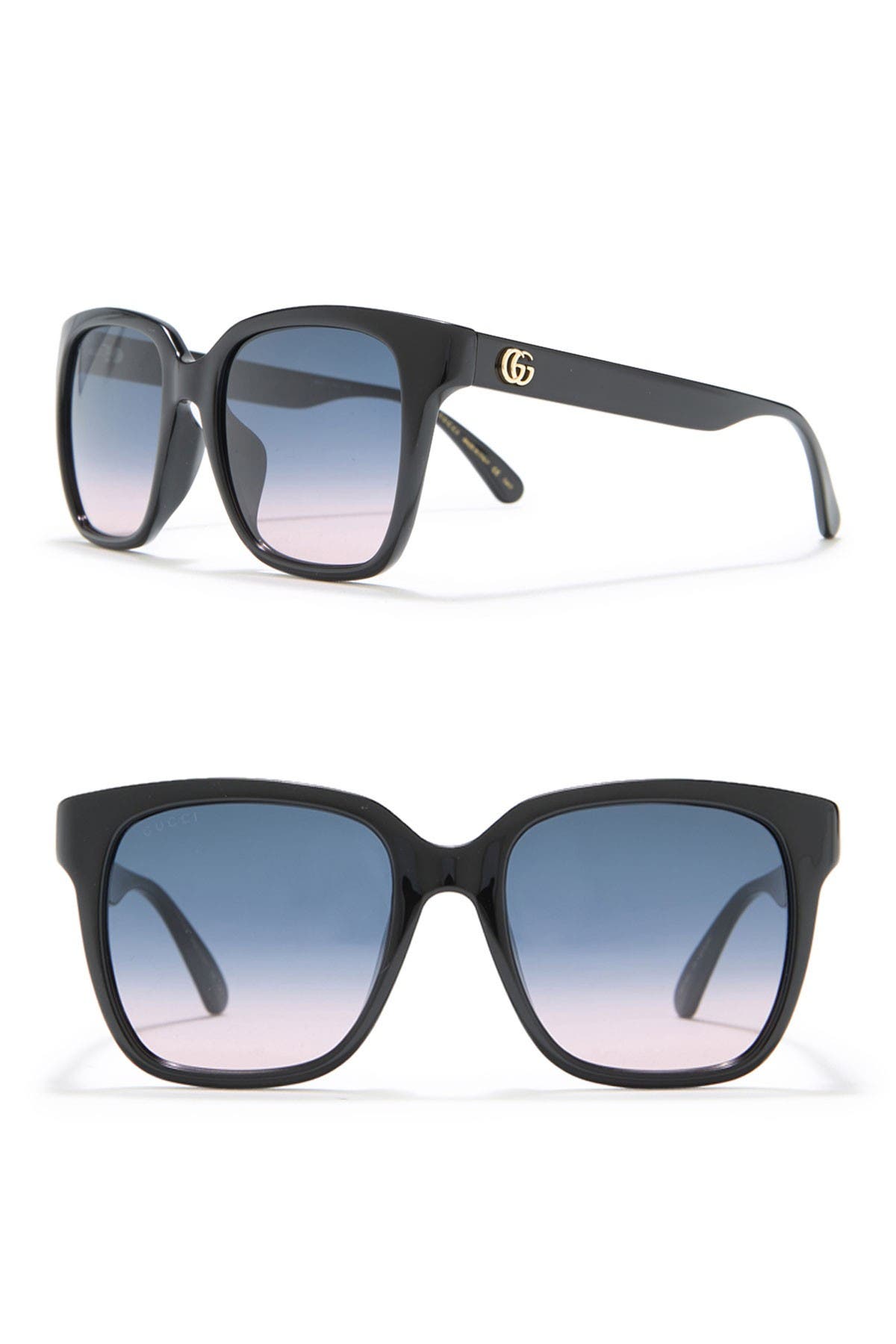 53mm square sunglasses gucci