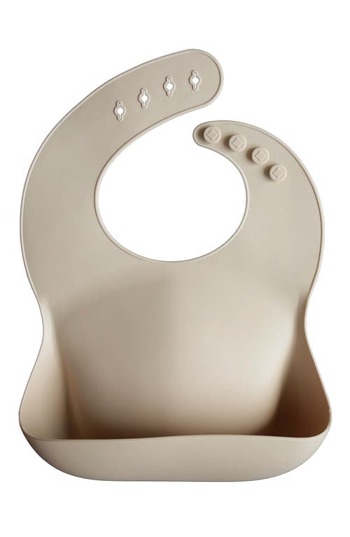 Mushie Silicone Bib in Shifting Sand at Nordstrom