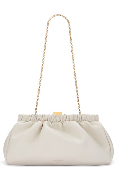 Shop Demellier Miami Clutch In Off White