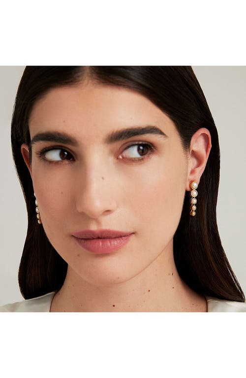 Dean Davidson Signature Cultured Pearl Drop Earrings In Pearl/ Gold