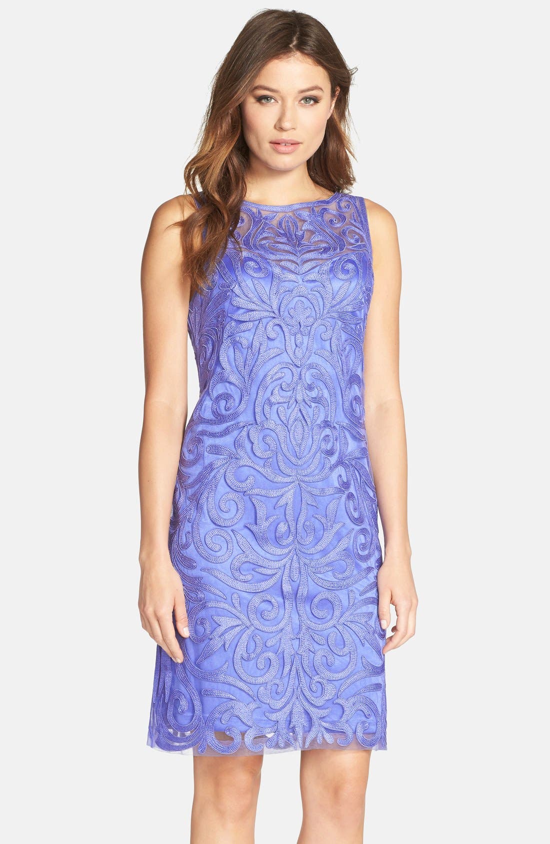 Sue Wong Embroidered Sheath Dress Nordstrom