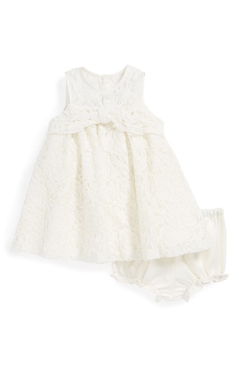 Pippa & Julie White Lace Dress & Bloomers (Baby Girls) | Nordstrom