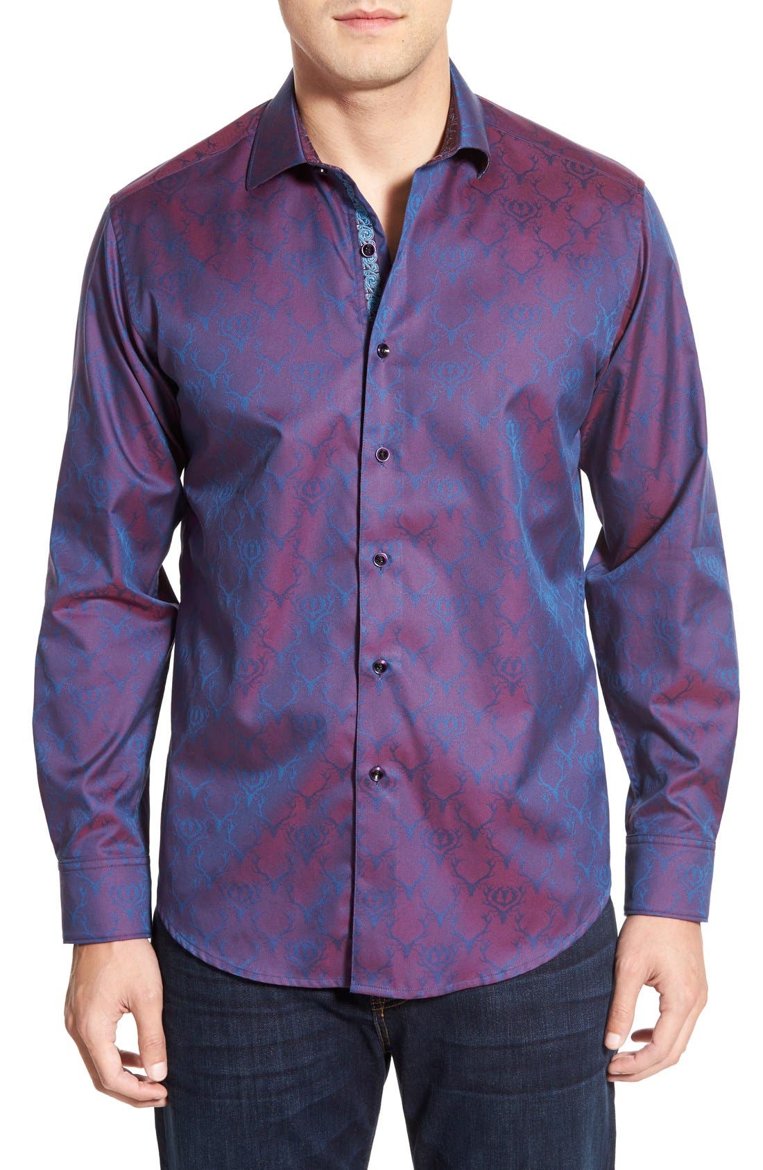 Robert Graham 'Thistle' Jacquard Sport Shirt Nordstrom