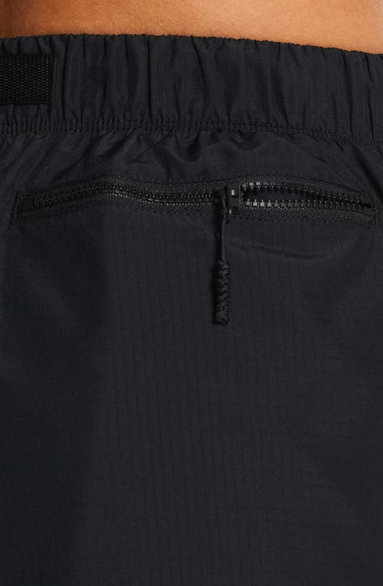 Shop Nike Voyage Cover-up Shorts In Black