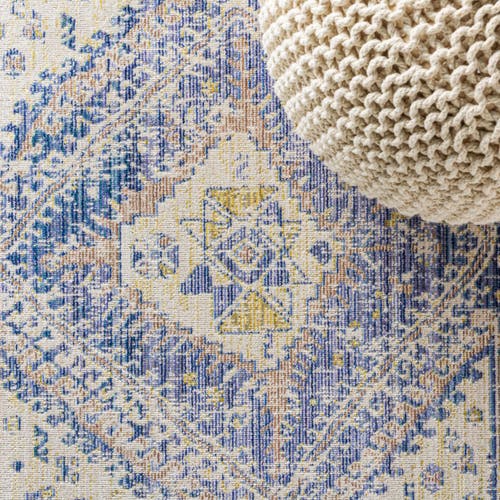 Jonathan Y Darija Ornate Geometric Medallion Area Rug In Blue