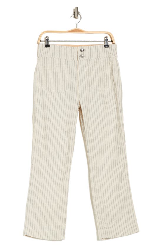 Rag & Bone Naval Cropped Jeans In Natural Stripe