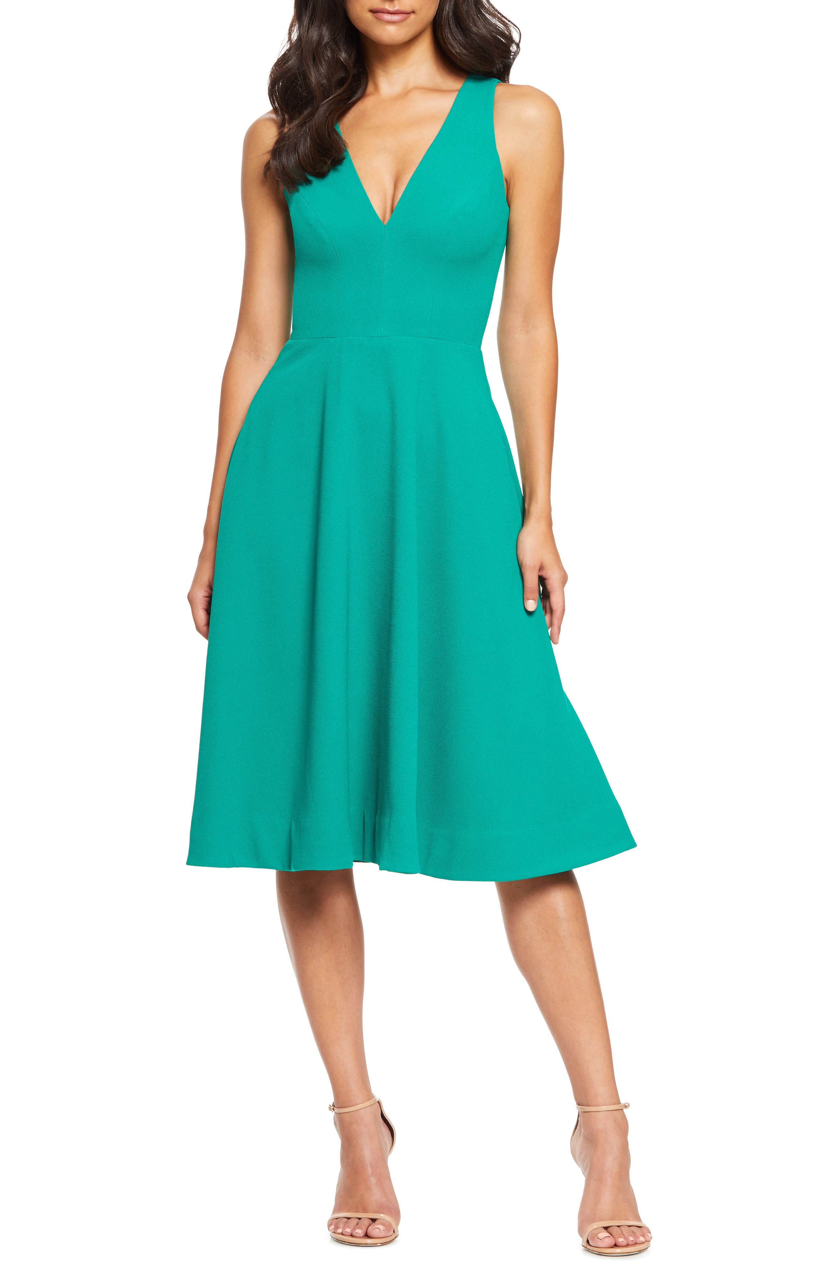 Dress The Population Catalina Fit & Flare Cocktail Dress | Nordstrom