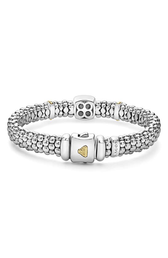 Lagos Rittenhouse Diamond Pavé Rope Bracelet In Silver