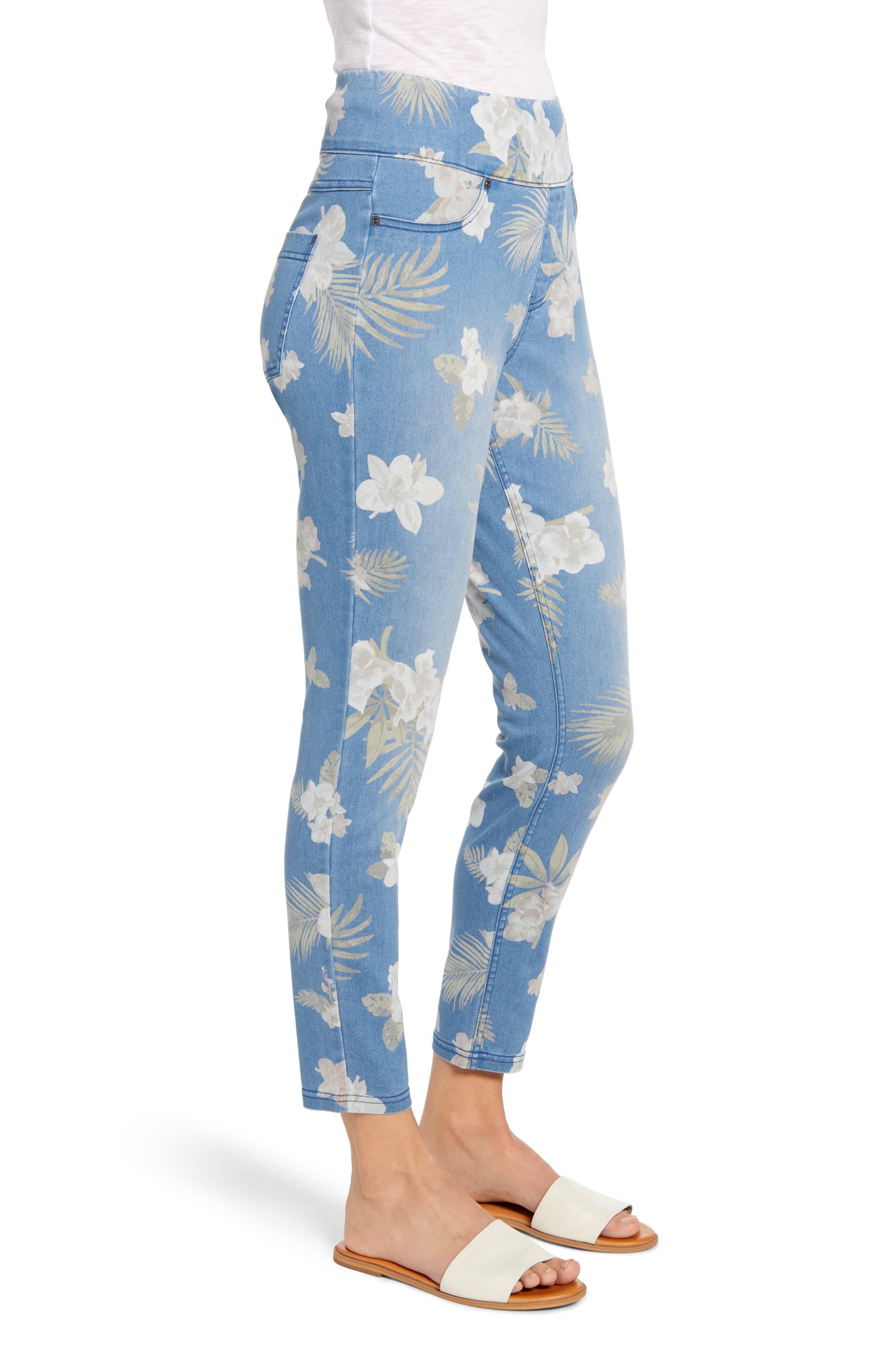 Hue Tropical Orchid Denim Skimmer 