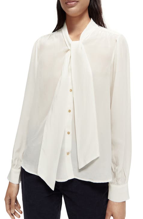 Women's Tie Neck Tops | Nordstrom