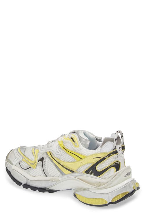 Shop Balenciaga Runner 2 Sneaker In White/yellow/black