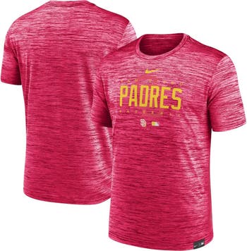 Nike Men's Nike Pink San Diego Padres City Connect Velocity Practice  Performance T-Shirt