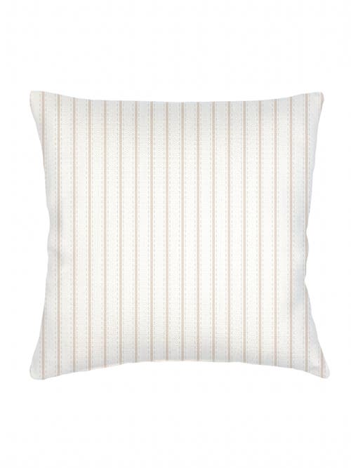 ANAYA ANAYA FRENCH STRIPE LINEN PILLOW WITH DOWN INSERT 