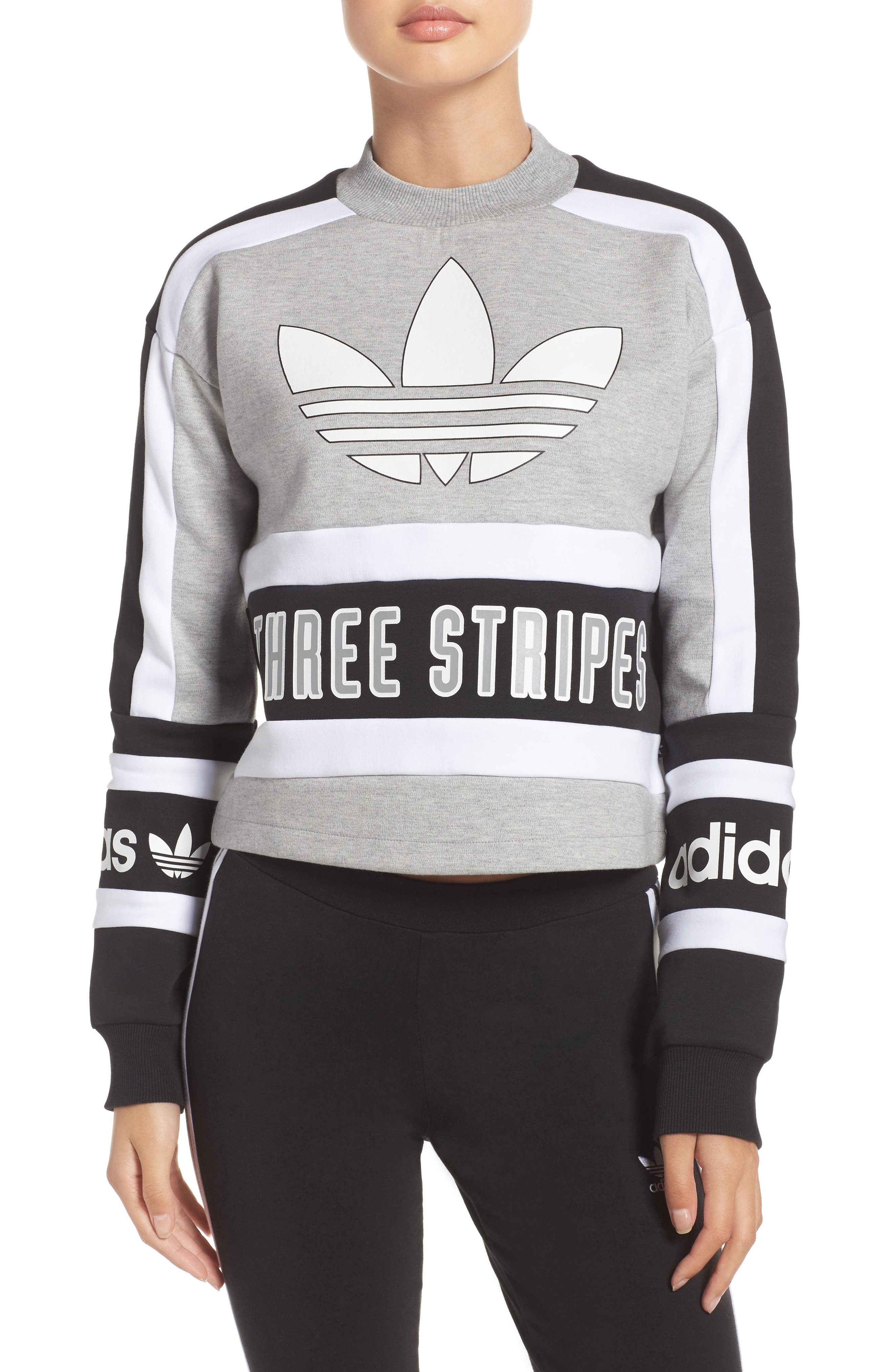 adidas Originals 3Stripes Sweatshirt Nordstrom