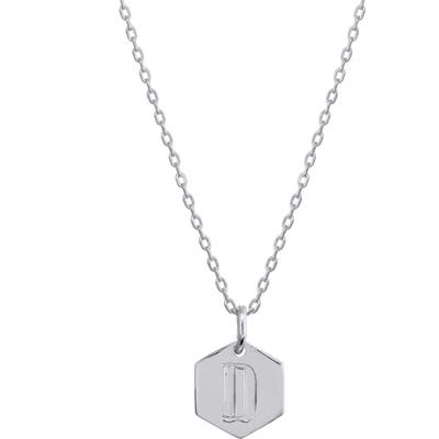 Stella + Ruby Monogram Initial Pendant Necklace