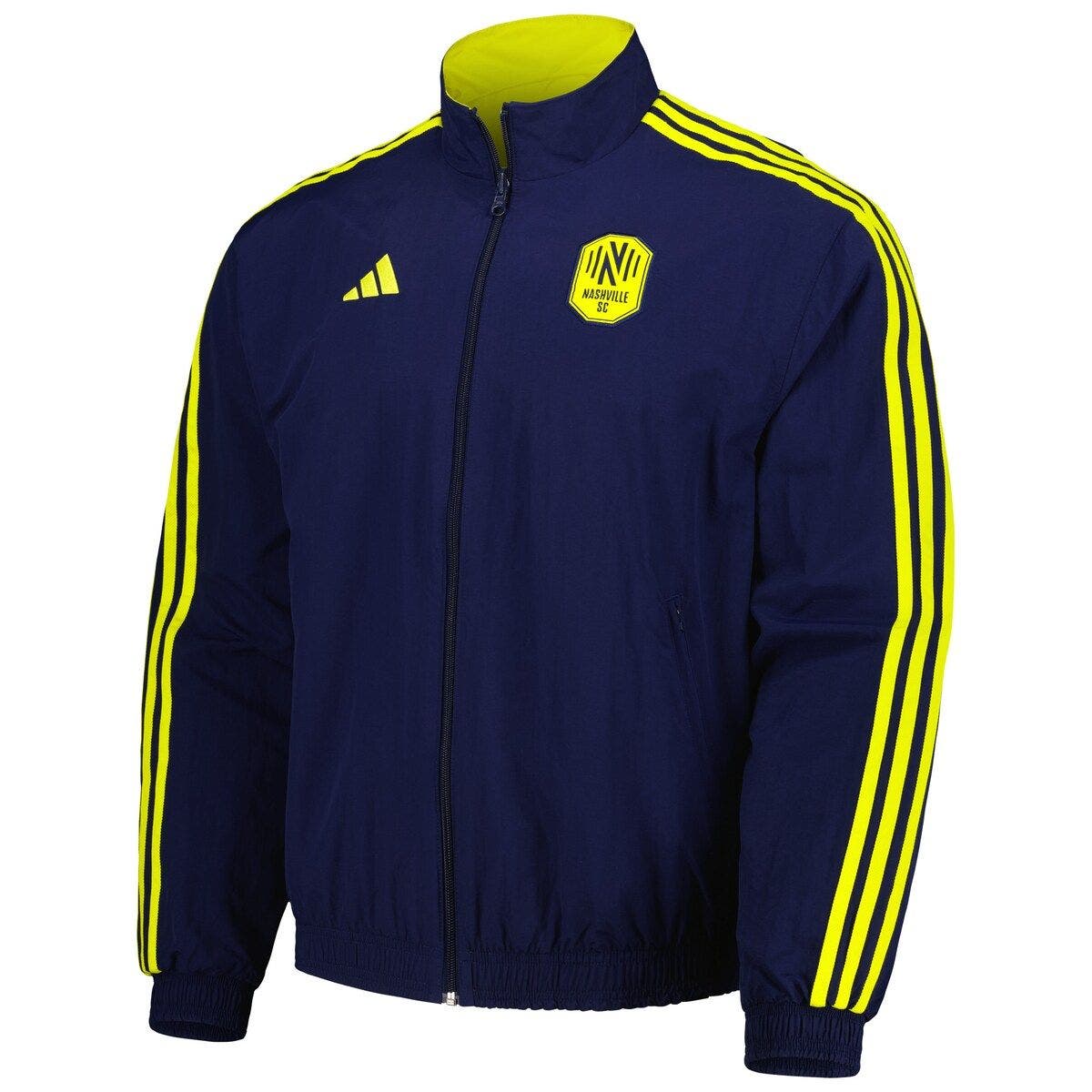 adidas Men's adidas Navy/Yellow Nashville SC 2023 OnField Anthem Full