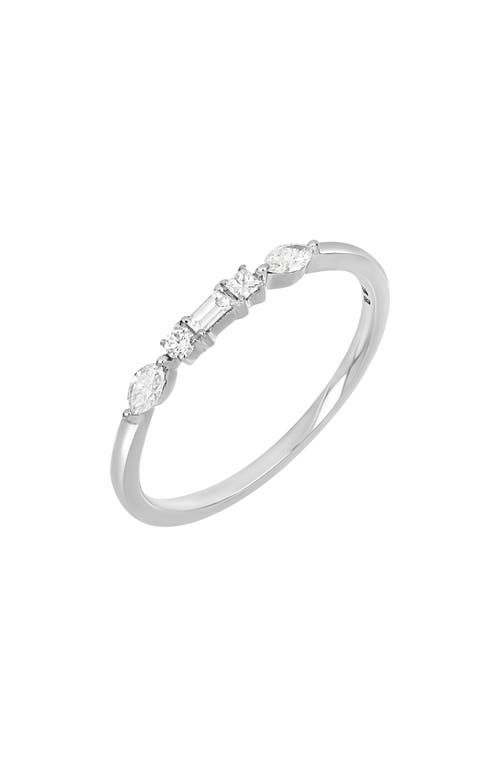 Bony Levy Maya Diamond Cluster Ring in 18K White Gold at Nordstrom, Size 6.5