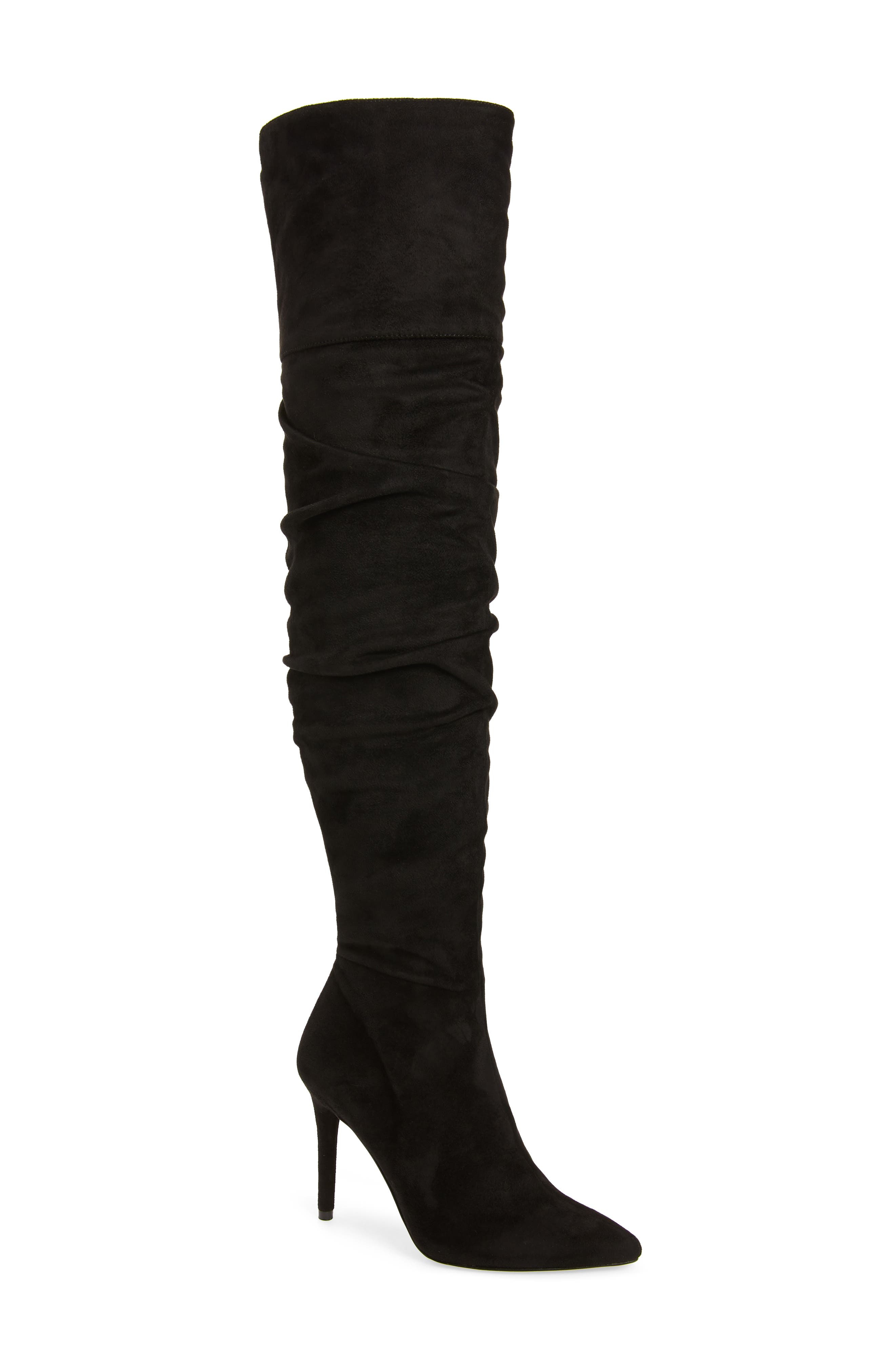 jessica simpson black knee high boots