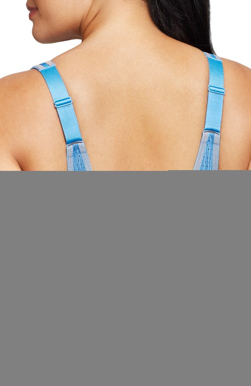 Shop Glamorise No-bounce Camisole Elite Sports Bra In Light Denim