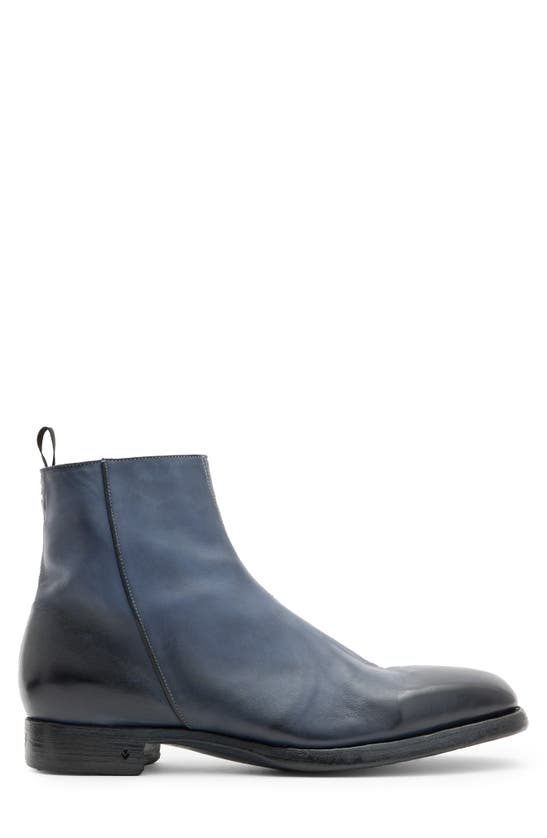 Shop John Varvatos Regent Ankle Boot In Blue Stone