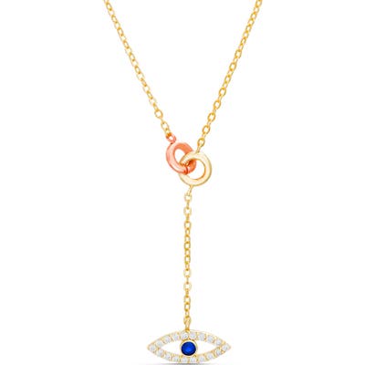 Lesa Michele Evil Eye Y-Necklace