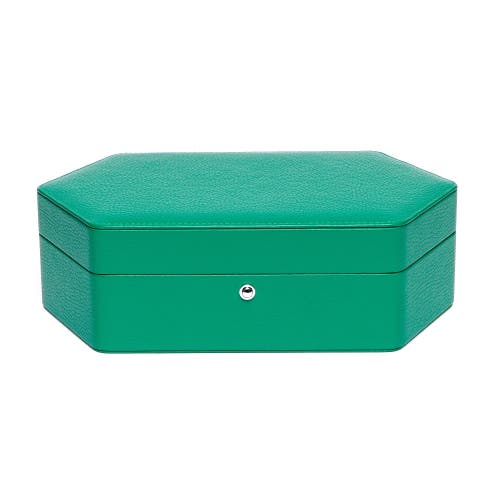 Rapport London Portobello Three Watch Box In Green