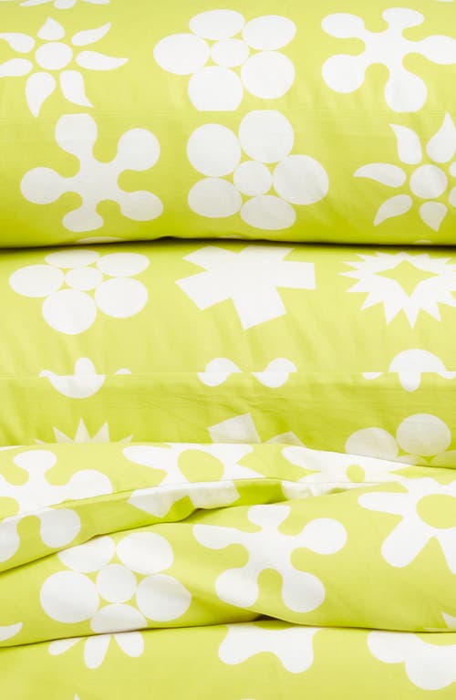 Shop Dusen Dusen Wingdings Duvet Cover & Shams Set In Yellow