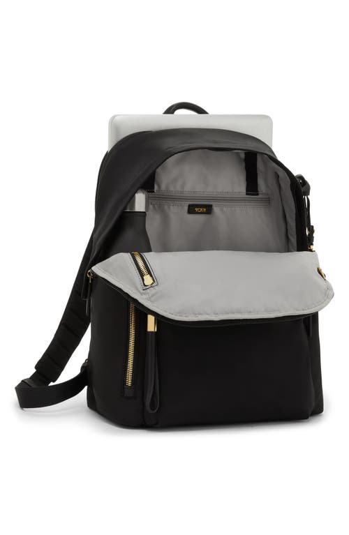 Shop Tumi Halsey Backpack In Black/gold