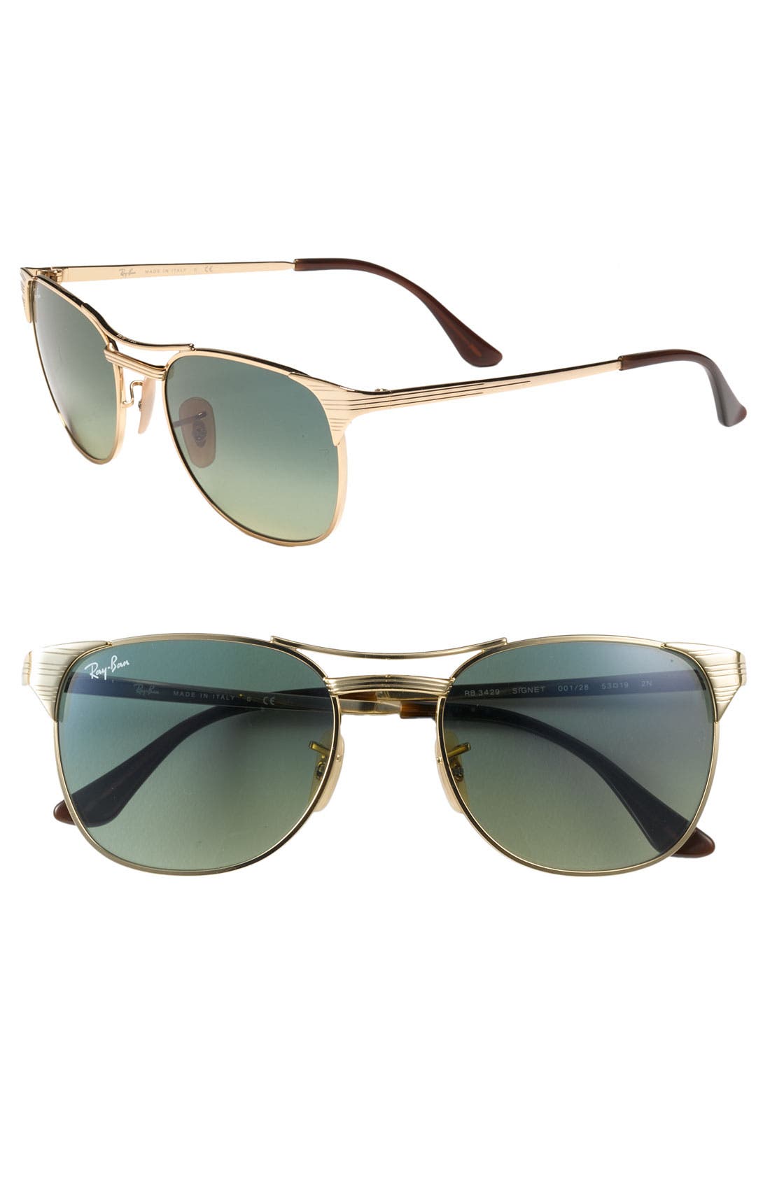 RayBan Metal Cat's Eye Aviator Sunglasses Nordstrom