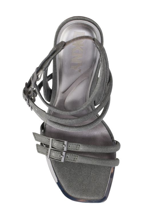 Dkny Cyril Ankle Strap Sandal In Graphite