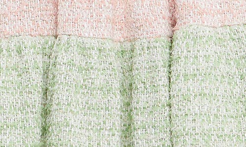 ENGLISH FACTORY ENGLISH FACTORY COLORBLOCK TWEED MINIDRESS